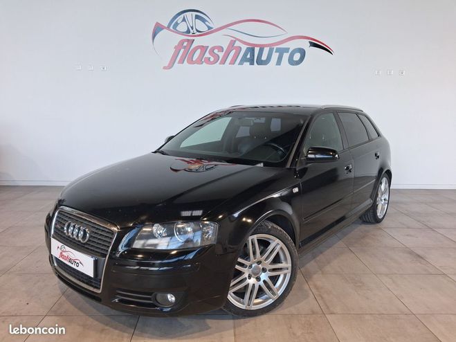 Cliquer pour voir la photo suivante Audi A3 Sportback SERIE 2 TDi S-TRONIC 170cv S-L Noir de 2008