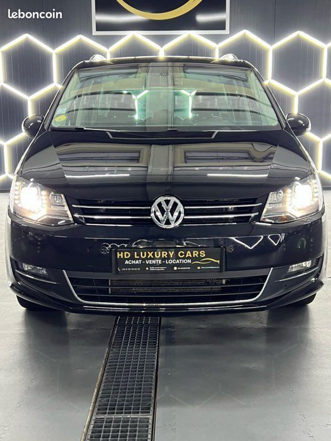 Volkswagen Sharan 2.0 TDI 140CH BLUEMOTION CARAT DSG6 Noir de 2011