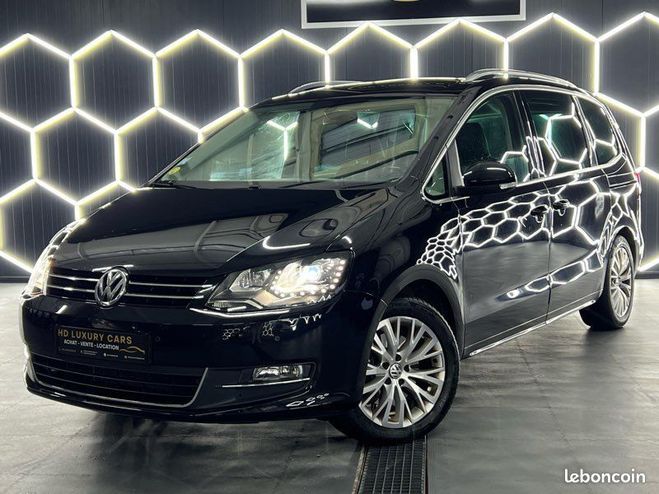 Volkswagen Sharan 2.0 TDI 140CH BLUEMOTION CARAT DSG6 Noir de 2011