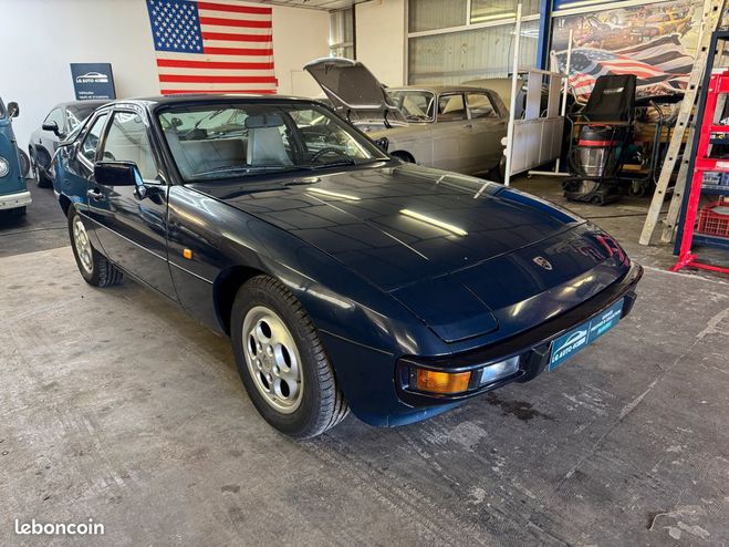 Porsche 924 s targa Bleu de 1986