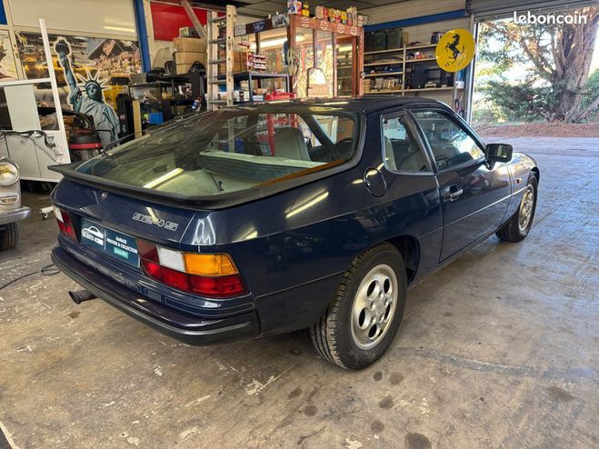 Porsche 924 s targa Bleu de 1986