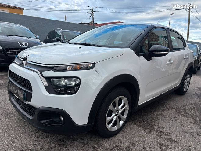 Citroen C3 III (2) 1.5 BlueHdi 100 S&S Feel Bvm6 Blanc de 2021