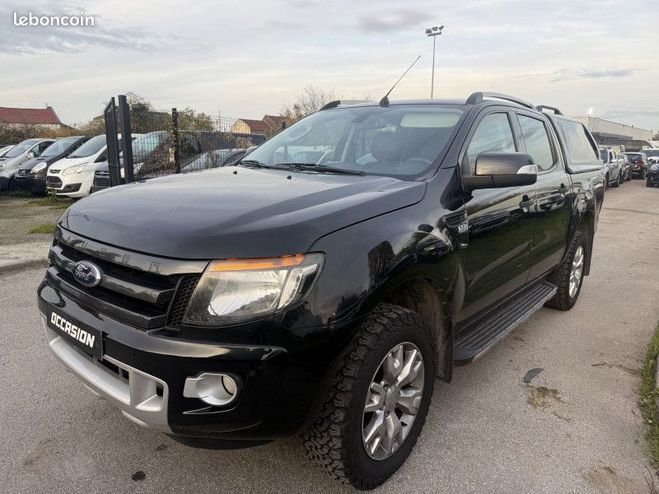 Ford Ranger 3.2 TDCI 200CH DOUBLE CABINE WILDTRAK 4X Noir de 2014