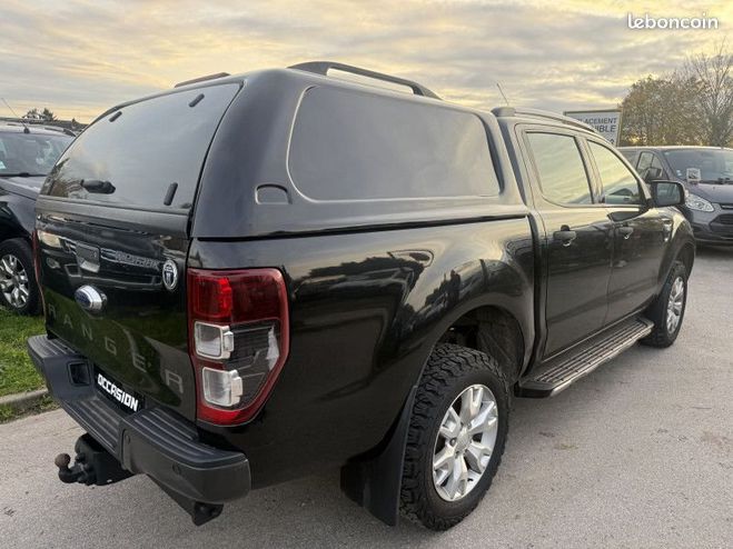 Ford Ranger 3.2 TDCI 200CH DOUBLE CABINE WILDTRAK 4X Noir de 2014