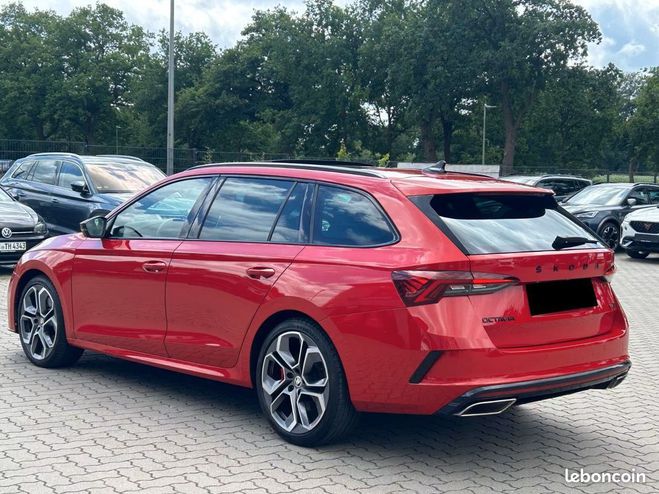 Skoda Octavia Combi RS 2.0TSI 245CH ACC-DSG-GPS-LED-TO Rouge de 2022