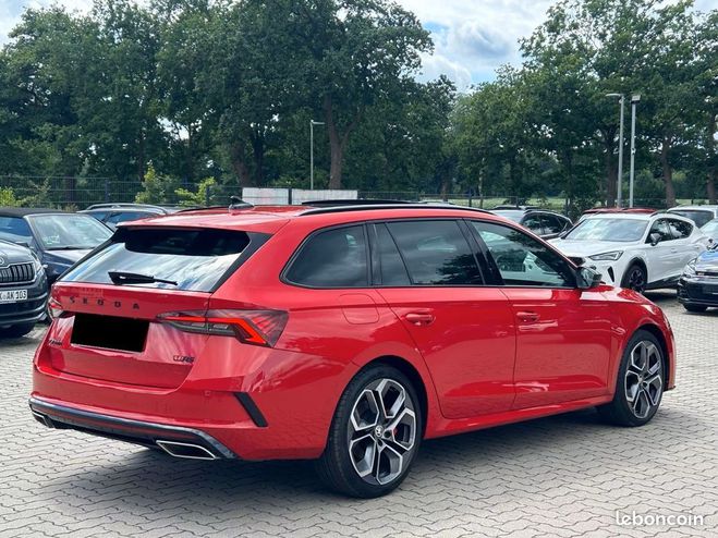 Skoda Octavia Combi RS 2.0TSI 245CH ACC-DSG-GPS-LED-TO Rouge de 2022