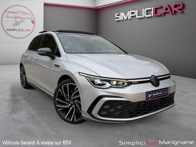 Volkswagen Golf 2.0 TDI SCR 200 DSG7 GTD carplay toit pa Gris de 2023