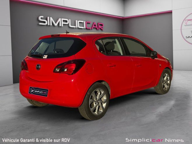 Opel Corsa 1.4 90 ch Design 120 ans - Carplay - Cam Rouge de 2019