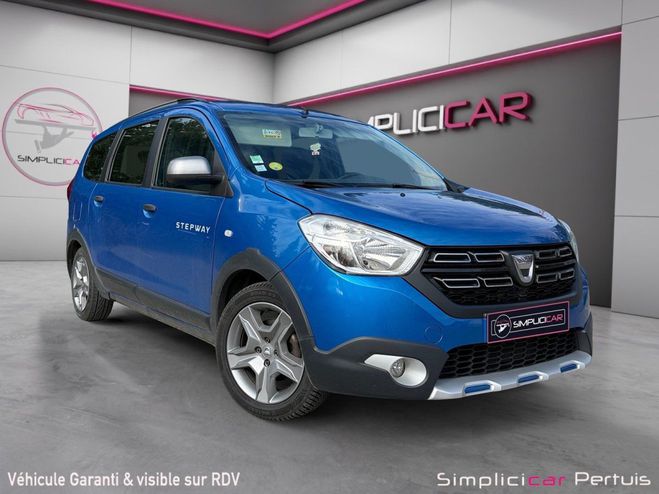 Dacia Lodgy Blue dCi 115 7 places Stepway 1re main  Bleu de 2018