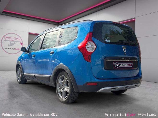 Dacia Lodgy Blue dCi 115 7 places Stepway 1re main  Bleu de 2018