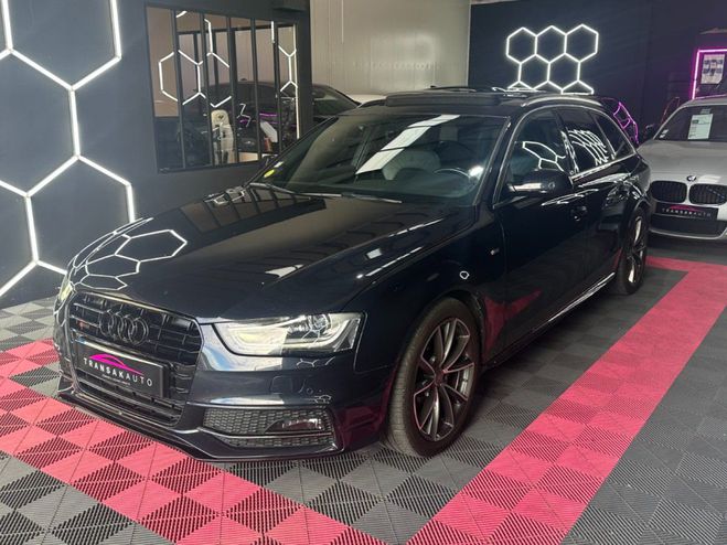 Audi A4 Avant S Line 204 ch V6 3.0 TDI Multitron Noir de 2014