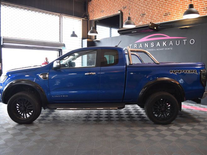 Ford Ranger SUPER CABINE 2.0 ECOBLUE 170 BV10 LIMITE Bleu de 2020