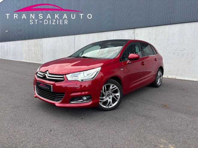 Cliquer pour voir la photo suivante Citroen C4 e-HDi 115cv Exclusive ETG6 - Toit Panora Rouge de 2014