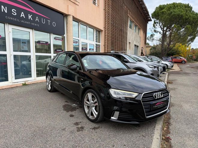 Audi A3 Sportback 1.6 TDI 110 S tronic 7 S Line Noir de 2017