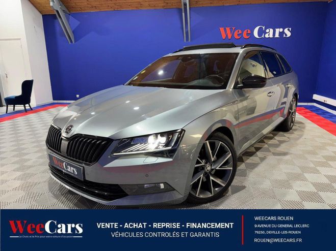 Cliquer pour voir la photo suivante Skoda Superb Combi 2.0 TDI 150 Sportline GRIS FONCE de 2018