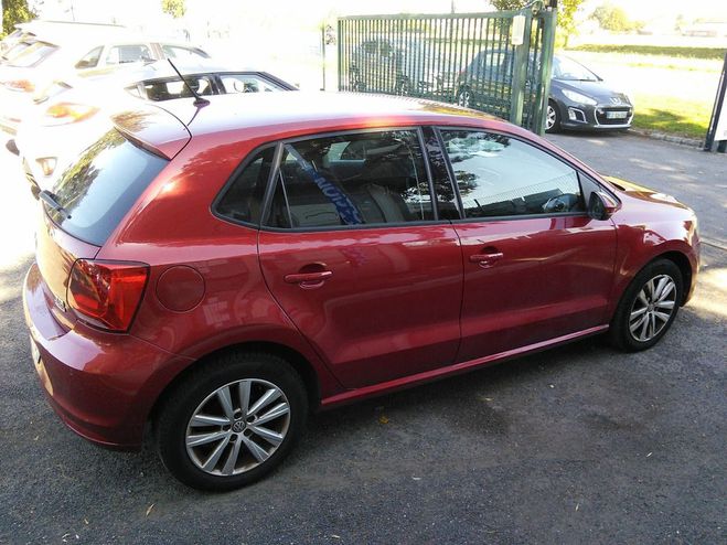 Volkswagen Polo V 1.4 90 TDi BlueMotion Confortline - EM Rouge de 2014