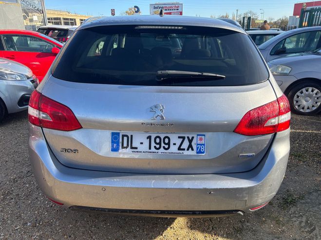 Peugeot 308 II 1.6 BLUEHDI 120 ALLURE LED JA CT OK Gris anthracite de 2014