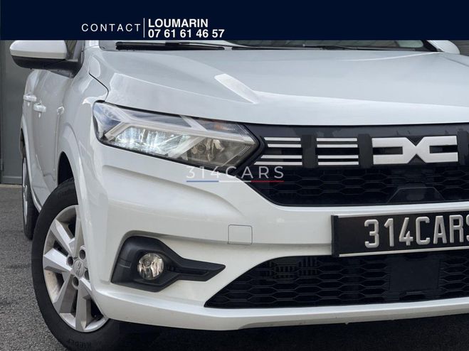 Dacia Sandero 1.0 ECO-G - 100 BERLINE Expression PHASE BLANC de 2023