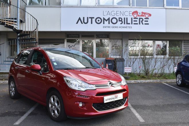 Cliquer pour voir la photo suivante Citroen C3 EXCLUSIVE 1.2 THP PureTech 110 cv Entret Rouge de 2016