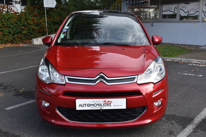 Citroen C3 EXCLUSIVE 1.2 THP PureTech 110 cv Entret Rouge de 2016
