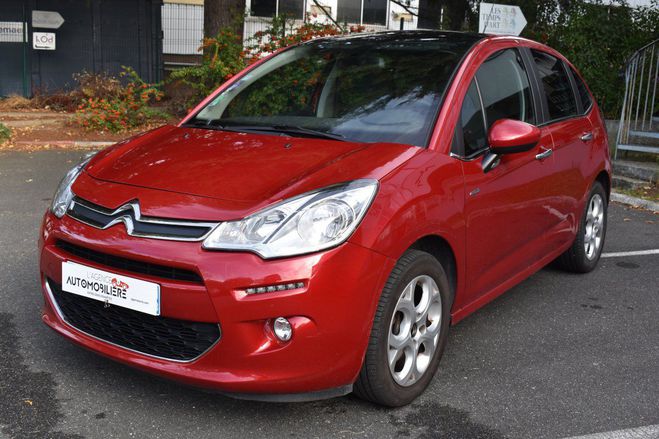 Citroen C3 EXCLUSIVE 1.2 THP PureTech 110 cv Entret Rouge de 2016