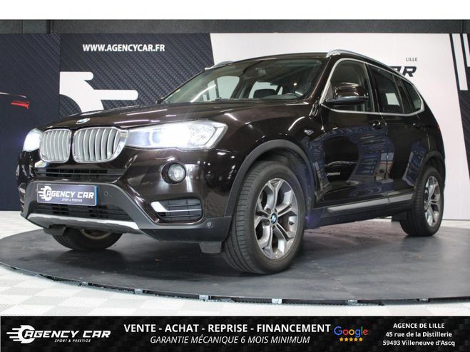 BMW X3 xDrive 20d F25 LCI xLine PHASE 2 Marron fonc de 2015