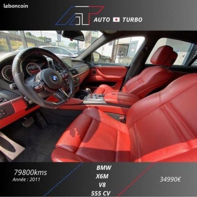 BMW X6 M (E71M) M 555 CV / VOLAN CARBON / LIGNE Noir de 2011