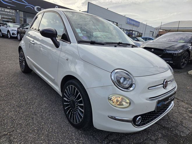Fiat 500 1.2 8V 69CH LOUNGE Blanc de 2015