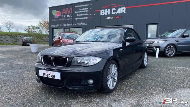 BMW Serie 1 CABRIOLET 2.0 118 I 145 SPORT DESIGN Noir de 2008