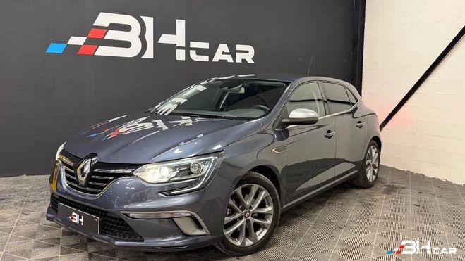 Cliquer pour voir la photo suivante Renault Megane 1.2 TCE 130 GT LINE / Suivi COMPLET / Si Gris de 2018