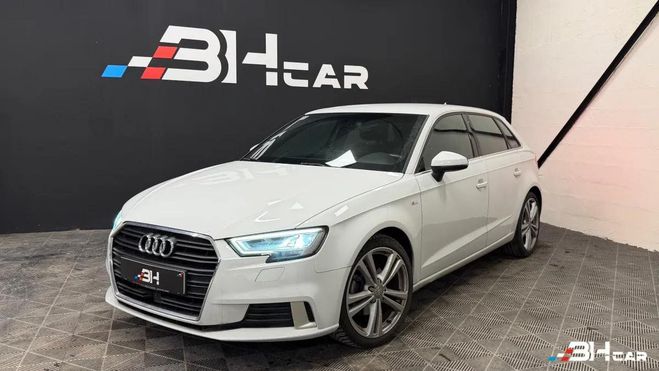 Cliquer pour voir la photo suivante Audi A3 SPORTBACK 1.6 TDI 115 S-LINE S-TRONIC / Blanc de 2018
