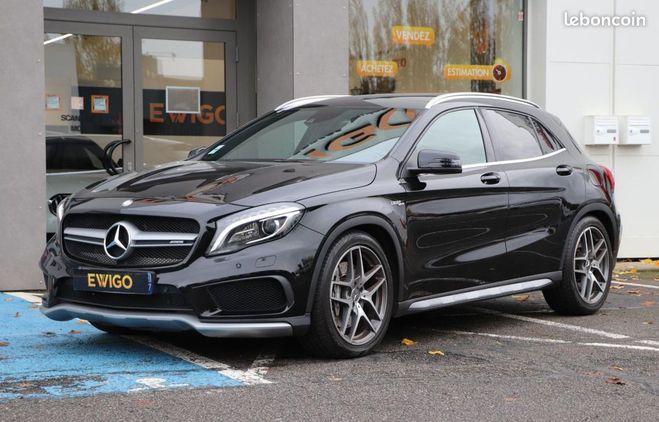 Mercedes Classe GLA Classe 2.0 45 360 AMG 4MATIC SPEEDSHIFT- Noir de 2015