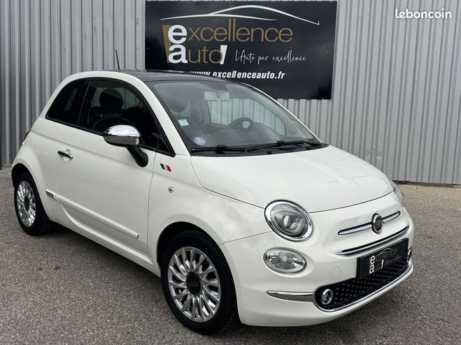 Cliquer pour voir la photo suivante Fiat 500 1.2 8V 69CH LOUNGE Blanc de 2018