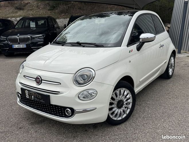 Fiat 500 1.2 8V 69CH LOUNGE Blanc de 2018