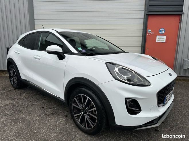 Ford Puma 1.0 Flexifuel 125 ch mHEV S&S BVM6 Titan Blanc de 2022