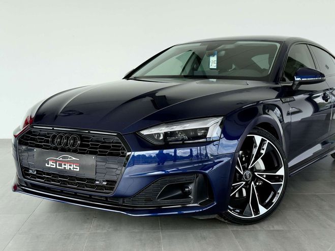 Audi A5 Sportback 2.0TDi S-LINE-GPS-CAMERA-CARPL Bleu de 2020