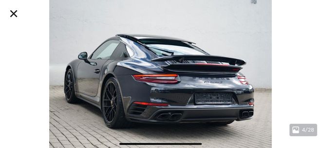 Porsche 911 Turbo S 3.8 Bleu Nuit de 2017