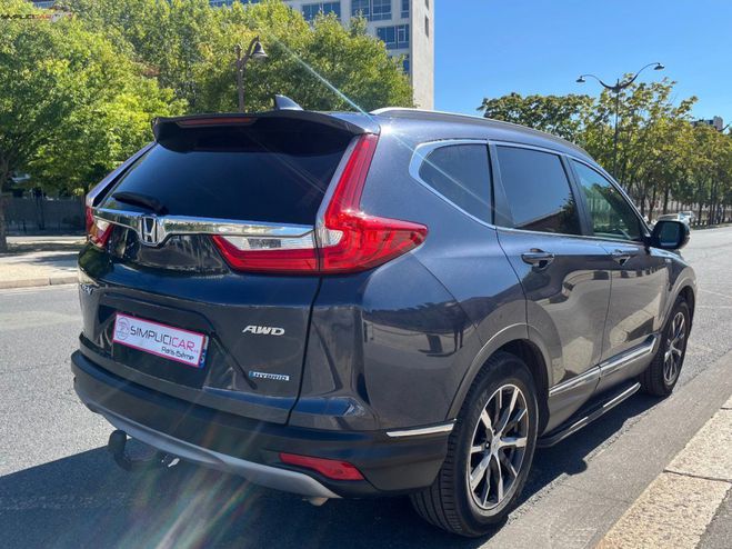 Honda CRV V HYBRID 2.0 i-MMD 4WD Exclusive Bleu de 2019
