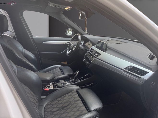 BMW X1 F48 LCI sDrive 18d 150 ch BVA8 M Sport Blanc de 2021