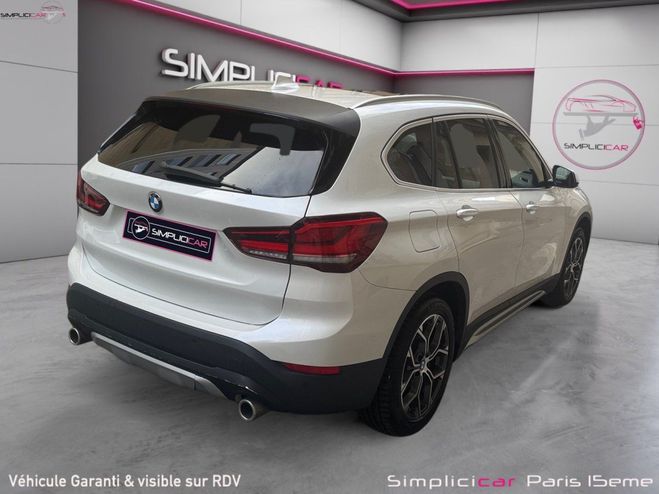 BMW X1 F48 LCI sDrive 18d 150 ch BVA8 M Sport Blanc de 2021
