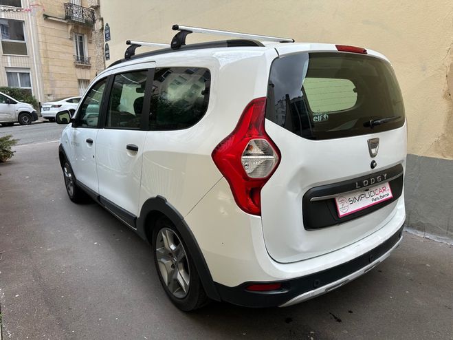 Dacia Lodgy TCe 115 7 places Stepway Blanc de 2018
