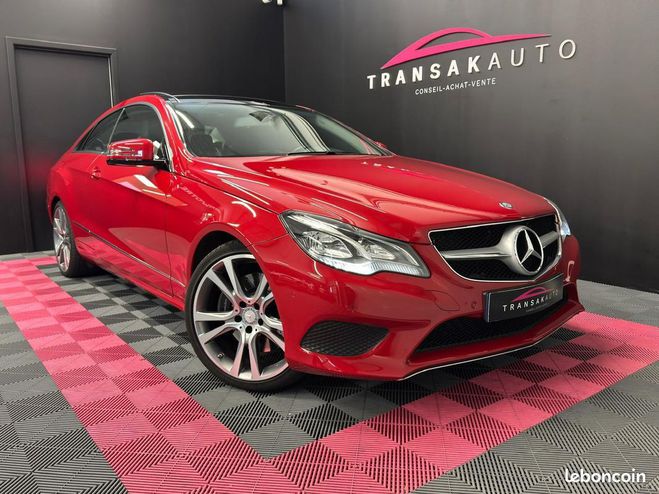 Mercedes Classe E COUPE 400 3.5L 333ch Sportline SECONDE M Rouge de 2014