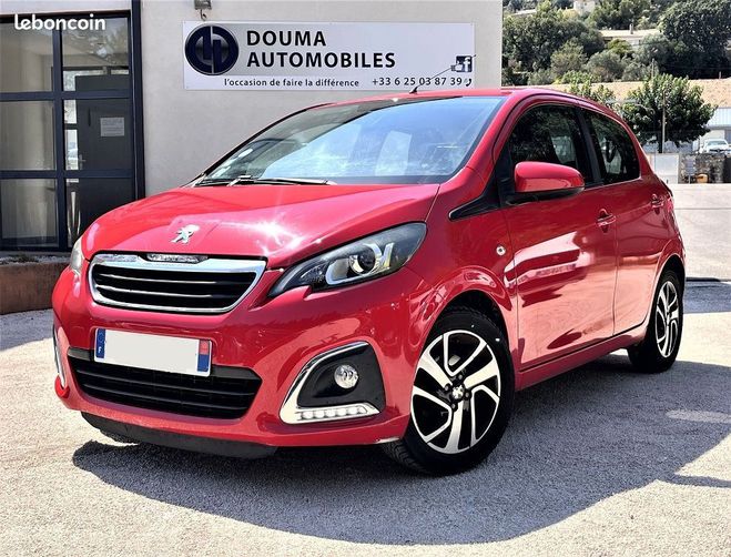 Peugeot 108 1.2 PURETECH ALLURE 5P Rouge de 2017