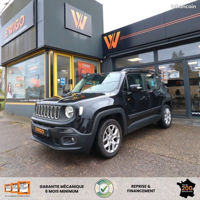 Cliquer pour voir la photo suivante Jeep Renegade 1.6 e-torq 110 ch evo longitude 2wd Noir de 2016