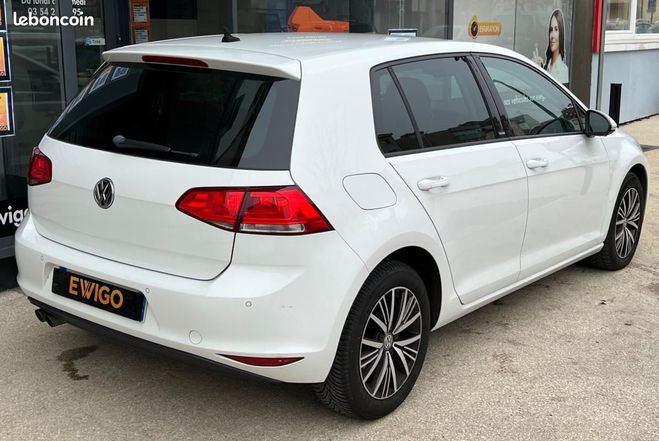 Volkswagen Golf 2.0 TDI 150ch BLUEMOTION ALLSTAR DSG6 GP Blanc de 2016