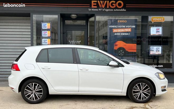 Volkswagen Golf 2.0 TDI 150ch BLUEMOTION ALLSTAR DSG6 GP Blanc de 2016