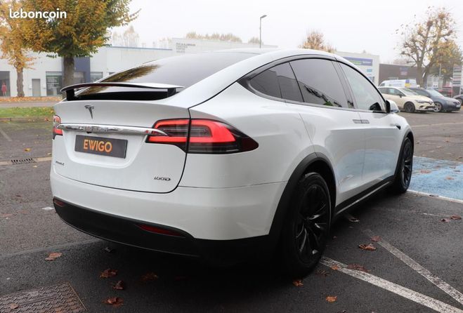 Tesla Model X 100D 525ch 4WD DUAL MOTOR BATTERIE NEUVE Blanc de 2018
