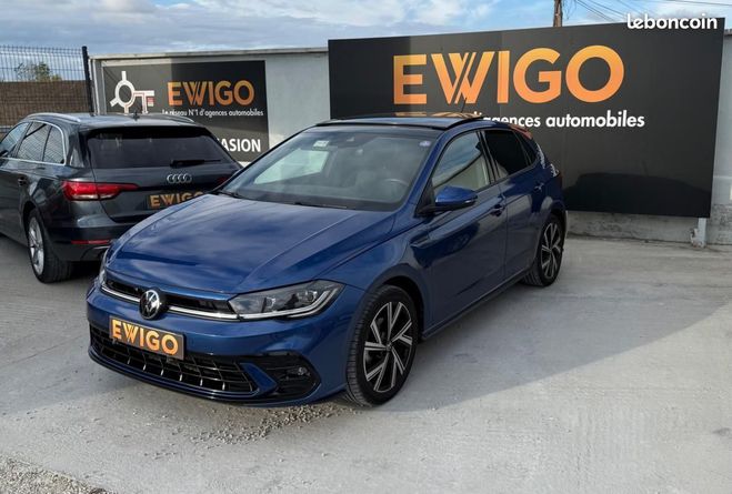 Volkswagen Polo R-LINE 1.0 TSI 110 ch DSG7 TOIT OUVRANT  Bleu de 2021