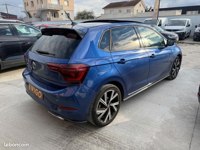 Volkswagen Polo R-LINE 1.0 TSI 110 ch DSG7 TOIT OUVRANT  Bleu de 2021