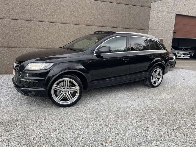 Audi Q7 3.0 TDi V6 S line FULL OPTIONS Noir Mtallis de 